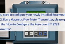 Hướng dẫn kết nối Rosemount 8782 Magnetic Flow Meter Transmitter với Rosemount 8707 High Sign