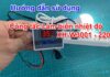 Hướng dẫn lắp đặt bộ cảm biến điều khiển nhiệt độ XH-W3001 giá rẻ cho tự động hóa công nghiệp
