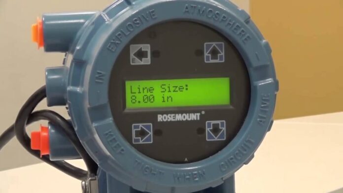 TITLE: Thiết bị Rosemount 8732EM LOI Operation – Hướng dẫn nhập giá trị bảng – Kích thước dòng