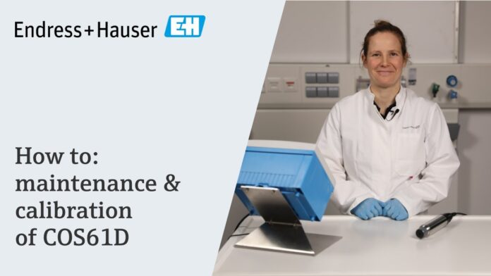 Maintenance and calibration of COS61D | #EndressHauser APLISENS Việt Nam | Distributor