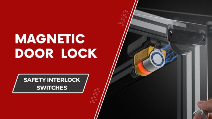Safety magnetic door locking | KEYENCE GS-M Safety Interlock APLISENS Việt Nam | Distributor